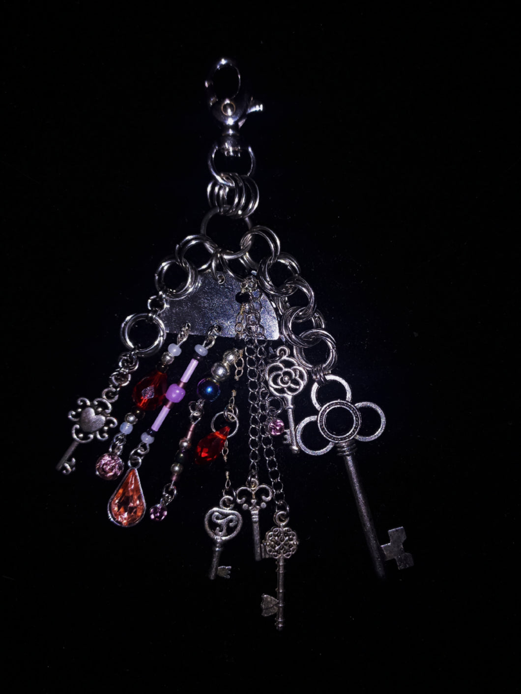 Maximalist Chainmail Bag Charm
