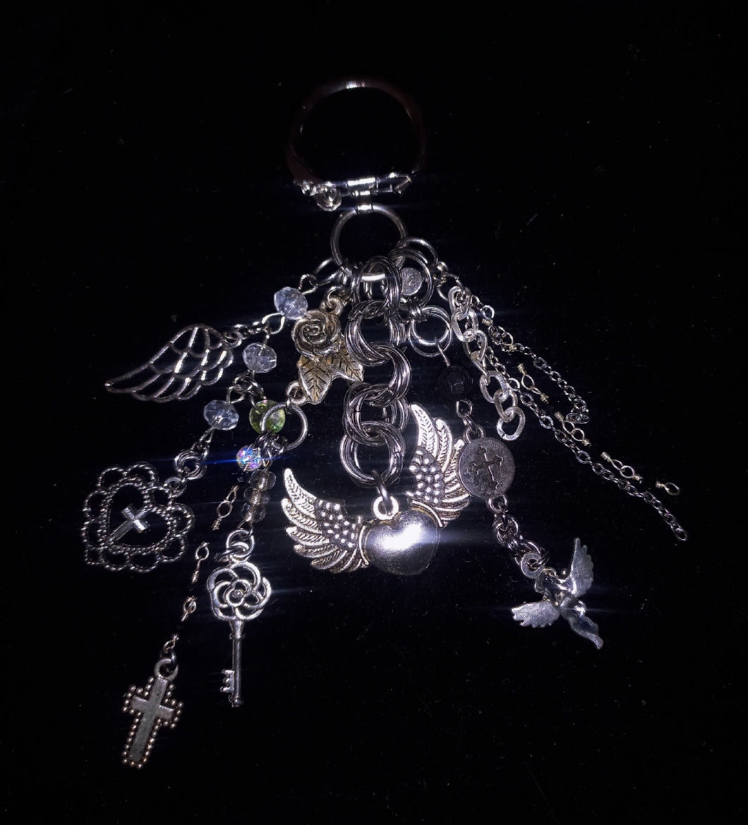 Maximalist Chainmail Bag Charm
