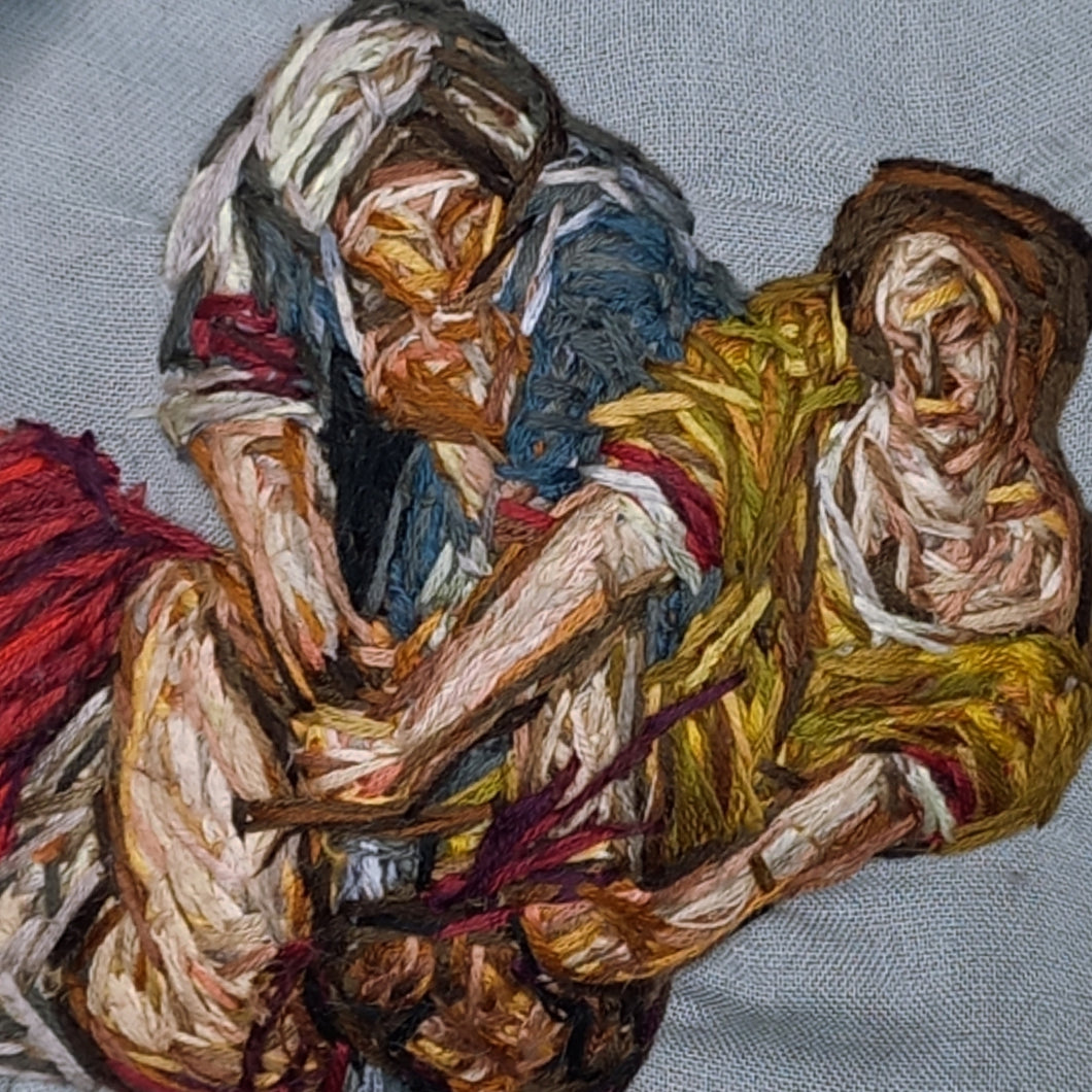 Judith Slaying Holofernes Embroidery Print