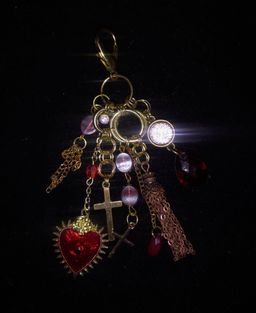 Maximalist Chainmail Bag Charm
